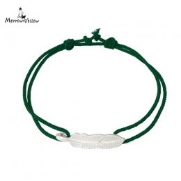 フェザーブレスレット(アジアンコードブレスレット)MYB-14GR