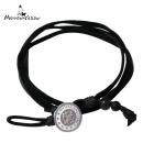 レザーブレスレット(レザー 2way ブレスレット)MYB-12BK