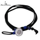 レザーブレスレット(レザー 2way ブレスレット)MYB-12BL