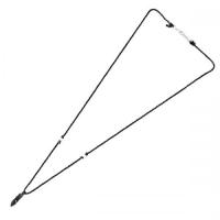 フェザーネックレス(シルクコードペンダント)MYP-6BK