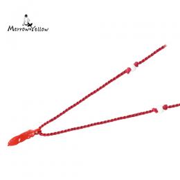 フェザーネックレス(シルクコードペンダント)