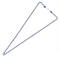 ネコスカルネックレス(シルクコードペンダント)MYP-7BL