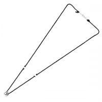 ネコスカルネックレス(シルクコードペンダント)MYP-7BK