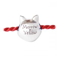 ネコスカルネックレス(シルクコードペンダント)MYP-7RD