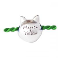 ネコスカルネックレス(シルクコードペンダント)