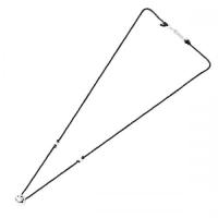 バツニコネックレス(シルクコードペンダント)MYP-8BK