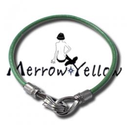 レザーフックブレスレット