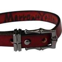 イタリアンレザーブレスレットMYB-4RD