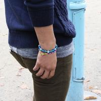 ビーズブレスレットMYB-17BL