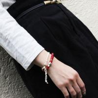 ビーズブレスレットMYB-17RD